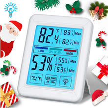 Carica l'immagine nel visualizzatore di Gallery, Tvird Termometro Igrometro, Digitale Grande LCD 5 Pollici, Bianco - Ilgrandebazar