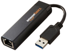 Carica l'immagine nel visualizzatore di Gallery, Adattatore internet Ethernet, USB 3.0 a Confezione da 1, Nero - Ilgrandebazar