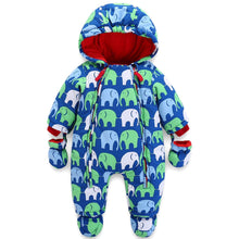 Carica l'immagine nel visualizzatore di Gallery, Bambino Tute da neve con Guanti e Scarpe Ragazze Inverno Pagliaccetto con... - Ilgrandebazar