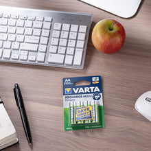 Carica l'immagine nel visualizzatore di Gallery, Varta Batteria Ricaricabile AA Stilo, 2600 mAh, 2600 Verde/Argento - Ilgrandebazar