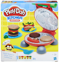 Carica l'immagine nel visualizzatore di Gallery, Hasbro Play-Doh-B5521EU6 Play-Doh Kitchen Creations Il Burger Set, Colore, 0816B5521EU6