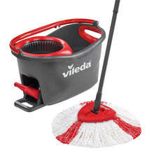 Carica l'immagine nel visualizzatore di Gallery, Vileda Turbo Sistema Lavapavimenti Rotante con 48.5 x 27.5 x 28 cm, Grey/Red - Ilgrandebazar