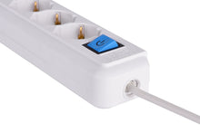 Carica l'immagine nel visualizzatore di Gallery, Electraline 62079 Multipresa 9 Posti Polivalenti (Schuko + 10/16A) con Bianco - Ilgrandebazar