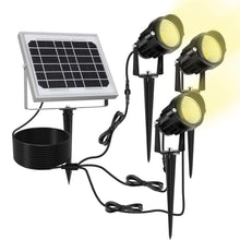 Carica l'immagine nel visualizzatore di Gallery, MEIKEE 15 LED Faretti Solari, Impermeabile IP66 Faretto per Luce Calda - Ilgrandebazar