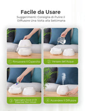 Carica l'immagine nel visualizzatore di Gallery, Homasy 500ml Diffusore di Oli Essenziali, 23dB diffusore aromi 1, Bianco - Ilgrandebazar