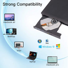 Carica l'immagine nel visualizzatore di Gallery, Externo DVD CD Esterno, External Dvd Player USB 3.0 Burner DVD/CD Nero - Ilgrandebazar
