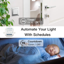 Carica l'immagine nel visualizzatore di Gallery, LoraTap Interruttore WiFi Alexa, Smart Timer Switch Funziona in Parallelo... - Ilgrandebazar