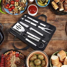 Carica l'immagine nel visualizzatore di Gallery, 5pcs / set strumenti per barbecue in acciaio inox kit coltello... - Ilgrandebazar