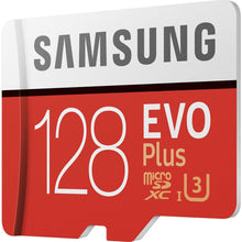 Carica l'immagine nel visualizzatore di Gallery, Samsung MB-MC128HA/EU - Scheda di memoria MicroSD EVO Plus 128 GB Con adattatore SD per MicroSD