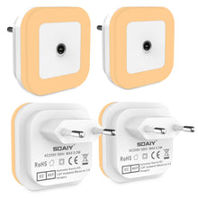 Carica l'immagine nel visualizzatore di Gallery, SOAIY 4 Pezzi 0.5w Luce notturna LED bambini Lampada Calda - Ilgrandebazar
