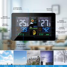 Carica l'immagine nel visualizzatore di Gallery, MOHOO Stazione Meteorologica Meteo Wireless con... - Ilgrandebazar