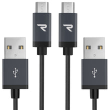 Carica l'immagine nel visualizzatore di Gallery, Cavo Micro USB [ 1M - 2Pezzi ] Rampow Trasferimento Dati e Ricarica Rapida,... - Ilgrandebazar
