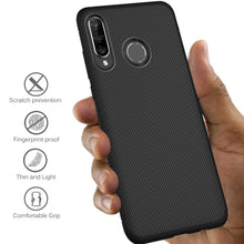 Carica l'immagine nel visualizzatore di Gallery, iBetter per Huawei P30 Lite Cover, Soft Rubber Protettiva Nero - Ilgrandebazar