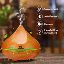 Carica l'immagine nel visualizzatore di Gallery, Diffusore di Oli Essenziali Infinitoo 300ml Aromi - Ilgrandebazar