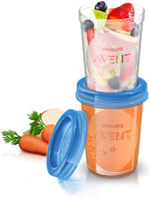 Carica l'immagine nel visualizzatore di Gallery, Philips Avent SCF639/05 Set Vasetti per Conservazione delle Pappe, 5 Pezzi da 240 ml