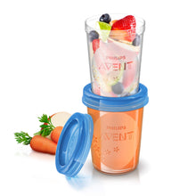 Carica l'immagine nel visualizzatore di Gallery, Philips Avent SCF639/05 Set Vasetti per Conservazione delle Pappe, 5 Pezzi da 240 ml