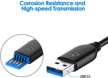 Carica l'immagine nel visualizzatore di Gallery, Rankie Cavo USB 3.0 A Maschio a A Maschio, Nero, 1,8 m