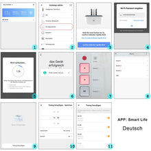 Carica l'immagine nel visualizzatore di Gallery, Ciabatta WiFi Intelligente Multipresa a 3 AC+ 4 USB Controllo Multipresa, A - Ilgrandebazar