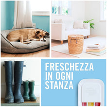 Carica l'immagine nel visualizzatore di Gallery, Ambi Pur 3Volution Profumatore per Ambienti, 2 Ricariche per Diffurore Elettrico, Fragranza Lenor Risveglio Primaverile, tecnologia Elimina Odori, Fino a 90 Giorni di Profumo per Ricarica