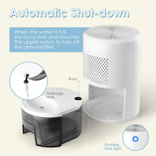 Carica l'immagine nel visualizzatore di Gallery, Amzdeal 900ML Deumidificatore per Casa- Spegnimento Automatico,... - Ilgrandebazar