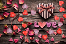 Carica l'immagine nel visualizzatore di Gallery, Fangoo 220 Pezzi Gemme a Cuore Piatto in Acrilico Rosa con 1LB, Rosso - Ilgrandebazar