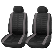 Carica l'immagine nel visualizzatore di Gallery, Upgrade4cars Coprisedili Auto Universale, B1 Nero Grigio - Anteriore - Ilgrandebazar