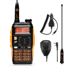 Carica l'immagine nel visualizzatore di Gallery, Baofeng GT-3 MARK II Dual Band UHF / VHF Two 1 pc+1 microfono, arancione/nero - Ilgrandebazar