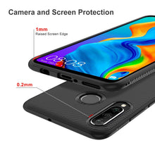 Carica l'immagine nel visualizzatore di Gallery, iBetter per Huawei P30 Lite Cover, Soft Rubber Protettiva Nero - Ilgrandebazar