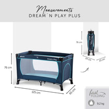 Carica l'immagine nel visualizzatore di Gallery, Hauck Dream N Play Plus Lettino da Viaggio 3 Pezzi 125 x 65 x 76, Multicolore - Ilgrandebazar