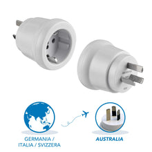 Carica l'immagine nel visualizzatore di Gallery, Electraline 70044 Adattatore da Viaggio, Bianco - Ilgrandebazar
