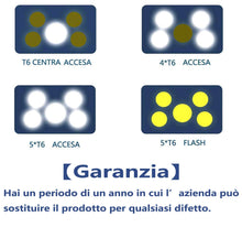 Carica l'immagine nel visualizzatore di Gallery, COOLEAD Torcia Frontale Zoomable 4 Modalità 5 LED Ricaricabile Black - Ilgrandebazar