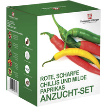 Carica l'immagine nel visualizzatore di Gallery, Rosso Peperoncino &amp; Dolce Pepe Seme Crescita Kit Scatola Regalo Peperoncino... - Ilgrandebazar