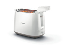 Carica l'immagine nel visualizzatore di Gallery, Philips Daily Collection HD2583/00 Tostapane con Pinza per Sandwich, Bianco - Ilgrandebazar