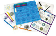 Carica l'immagine nel visualizzatore di Gallery, Grandi Giochi- Spirograph Set con Pennarelli-con 30 Accessori inclusi-CLC04111, Colore, CLC04111