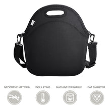 Carica l'immagine nel visualizzatore di Gallery, COOFIT Borsa Termica, Termica Pranzo Piccola Picnic Ufficio Porta Nero - Ilgrandebazar