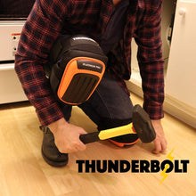 Carica l'immagine nel visualizzatore di Gallery, Ginocchiere professionali di Thunderbolt per lavoro, Dimensione piena, Orange - Ilgrandebazar