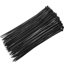 Carica l'immagine nel visualizzatore di Gallery, CNSSKJ, 1000 fascette in plastica per cablaggio, autobloccanti Nero