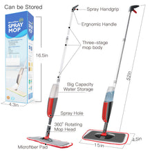 Carica l'immagine nel visualizzatore di Gallery, Aiglam Mocio con Spruzzatore, Spray Mop in Microfibra Orientabile 300ml, Rot - Ilgrandebazar