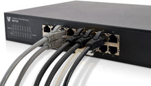 Carica l'immagine nel visualizzatore di Gallery, V7 Cavo di rete UTP CAT5e (RJ45 m/m) nero 2 m