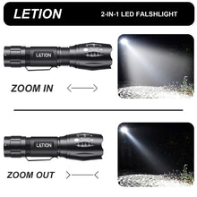 Carica l'immagine nel visualizzatore di Gallery, LETION Torcia UV LED Lampada Tascabile, compatto, portatile, Nero - Ilgrandebazar