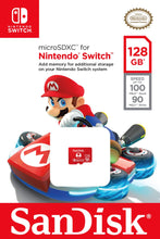 Carica l'immagine nel visualizzatore di Gallery, SanDisk MicroSDXC UHS-I Scheda per Nintendo Switch 128 128 GB, Rosso (Red)