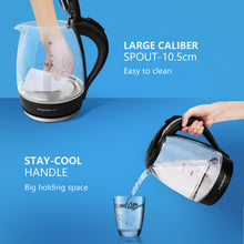 Carica l'immagine nel visualizzatore di Gallery, Aigostar Adam 30GOM - Bollitore d'acqua in vetro 1,7 litros, - Ilgrandebazar