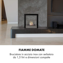 Carica l'immagine nel visualizzatore di Gallery, KLARSTEIN Phantasma Cube Ethanol - Camino ad Etanolo, Bruciatore a Nero - Ilgrandebazar
