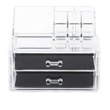 Carica l'immagine nel visualizzatore di Gallery, Ordinare&amp;Co Cosmetic Organizer Blocco 2 Cassetti Non applicable, Trasparente