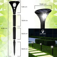Carica l'immagine nel visualizzatore di Gallery, Lampada Solare Light Easy, 2 Luci Solari Esterno Lampade a LED, Nero