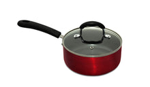 Carica l'immagine nel visualizzatore di Gallery, ANYONECANCOOK Set da Cucina 12 Pezzi Antiaderente con Batteria di Rosso - Ilgrandebazar