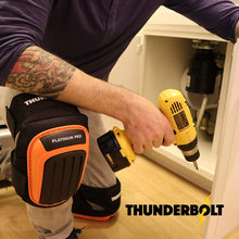 Carica l'immagine nel visualizzatore di Gallery, Ginocchiere professionali di Thunderbolt per lavoro, Dimensione piena, Orange - Ilgrandebazar