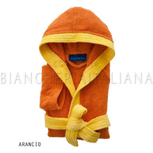 Carica l'immagine nel visualizzatore di Gallery, Caleffi 01853 - Accappatoio Young Spugna 100% Cotone 400 gr/mq - Ilgrandebazar