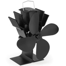 Carica l'immagine nel visualizzatore di Gallery, NETTA Ventilatore per camini a legna, funzionamento senza corrente, 4 4 Blade