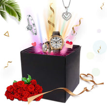 Carica l'immagine nel visualizzatore di Gallery, Howaf Explosion Box DIY Photo Album Scrapbook Creative Fotografico nero - Ilgrandebazar